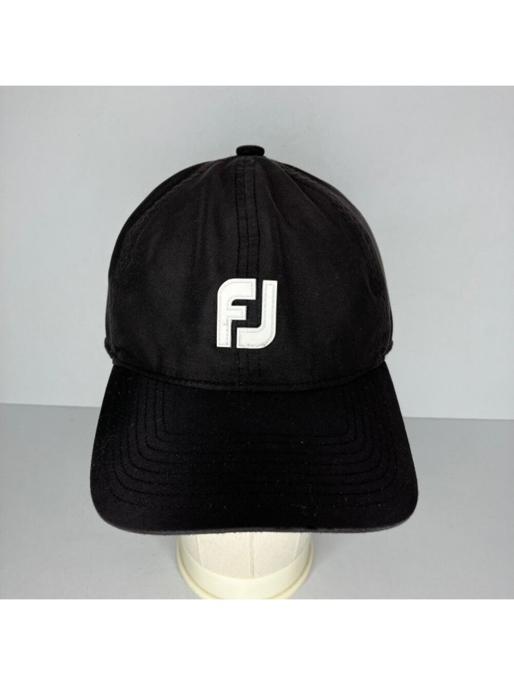 FootJoy DRYJOYS Baseball Cap Men's Adjustable Black Golf Hat